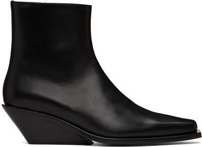 Ann Demeulemeester Black Gerda Boots In 099 Black