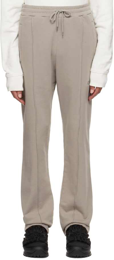 424 Taupe Pinched Seam Lounge Pants In 95 Gray
