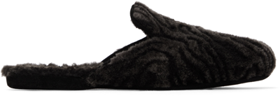 Manolo Blahnik Black Montague Loafers In Blck(0015) 0002