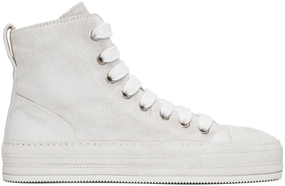 Ann Demeulemeester White Raven Sneakers In 001 White