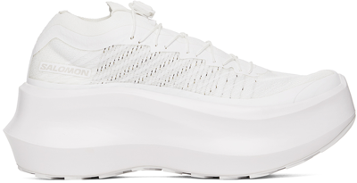 Comme Des Garçons White Salomon Edition Pulsar Sneakers In 2 White
