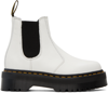 DR. MARTENS' WHITE 2976 ANKLE BOOTS