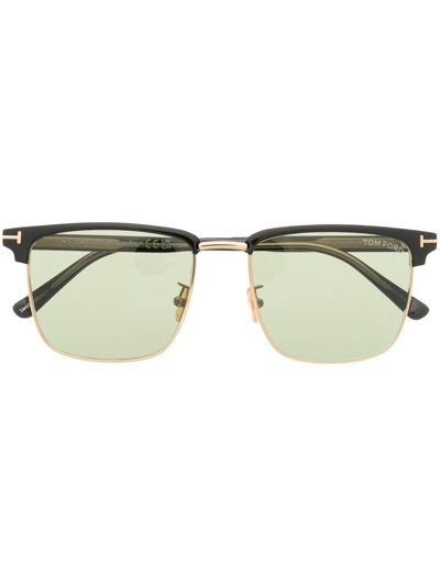 Tom Ford Square-frame Wayfarer Sunglasses In Gold