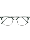 Ray Ban Square-frame Optical Glasses In Green