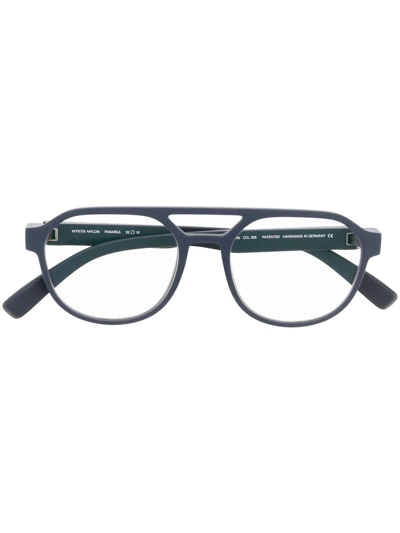 Mykita Pilot-frame Glasses In Blue