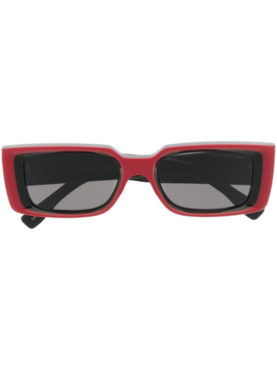 CUTLER AND GROSS RECTANGLE-FRAME SUNGLASSES