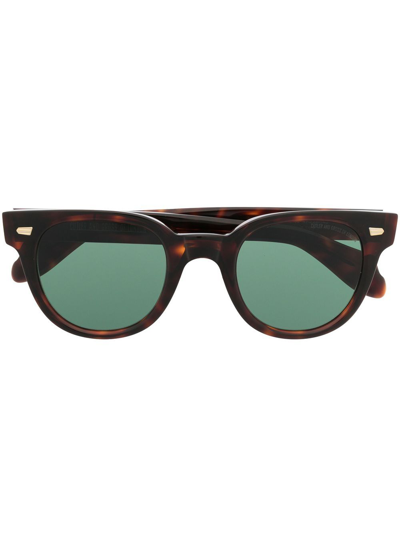 Cutler And Gross Tortoiseshell Effect Sunglasses In Brown