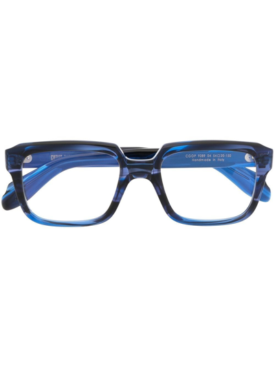 Cutler And Gross Square-frame Glasses In Blue