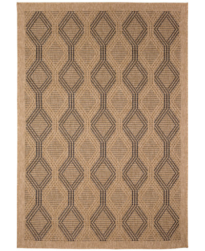 Liora Manne Sahara Links 6'6" X 9'3" Outdoor Area Rug In Beige