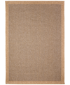 Liora Manne Sahara Texture Border 7'10" X 9'10" Outdoor Area Rug In Navy