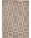 LIORA MANNE ORLY SQUARES 6'6" X 9'3" OUTDOOR AREA RUG