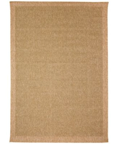 Liora Manne Sahara Texture Border Area Rug In Terracotta