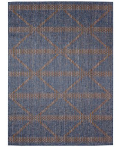 Liora Manne Avena Diamond Stripe Area Rug In Ivory