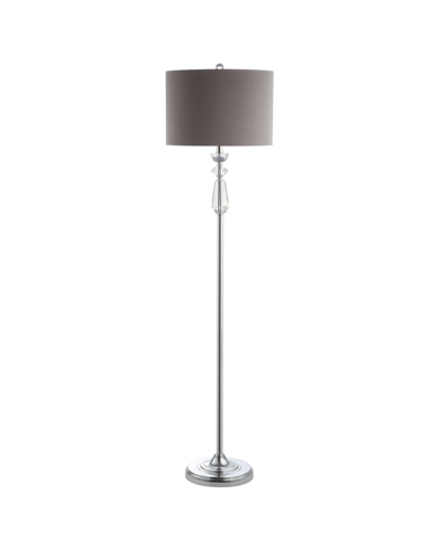 Jonathan Y Layla Led Floor Lamp In Silver