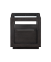 Furniture Oxford 24" Wood End Table In Basalt Gray