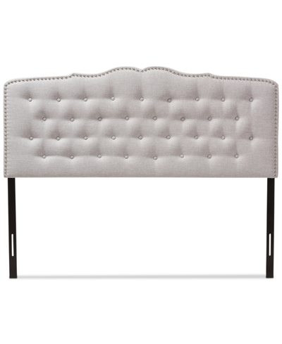 Furniture Vanden Queen Headboard In Light Grey