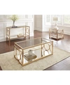 Furniture Olina Table  Collection In Gold
