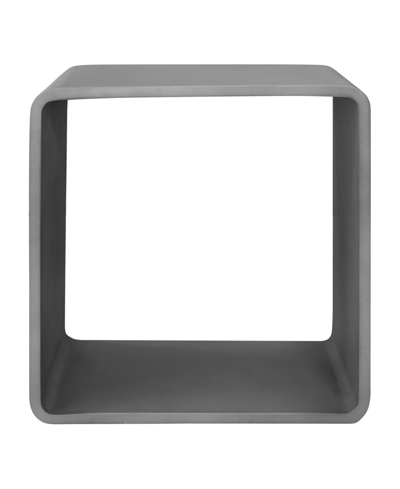 Moe's Home Collection Cali Accent Cube In Gray