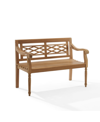 CROSLEY OLIVIER INDOOR OUTDOOR TEAK BENCH