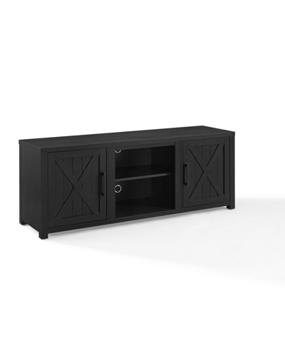 Crosley Gordon 58" Low Profile Tv Stand In Black