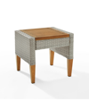 CROSLEY CAPELLA OUTDOOR WICKER SIDE TABLE