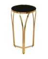 Rosemary Lane Metal Contemporary Accent Table, 16" X 16" X 23" In Gold-tone