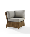 CROSLEY BRADENTON OUTDOOR WICKER SECTIONAL CORNER CHAIR