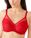 WACOAL RETRO CHIC FULL-FIGURE UNDERWIRE BRA 855186, UP TO I CUP