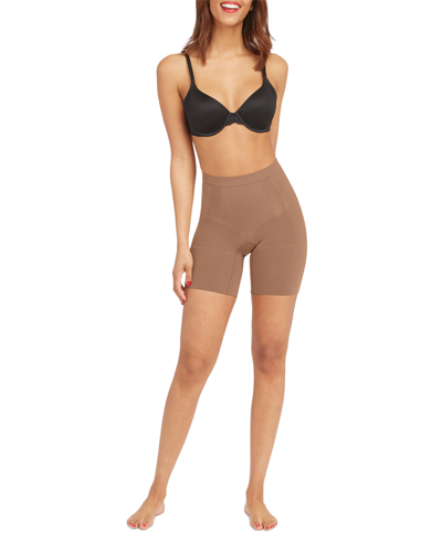 Spanx Women's Oncore Mid-thigh Short Ss6615 In Caf Au Lait