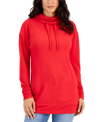 STYLE & CO WOMEN'S DRAWSTRING COWL-NECK KNIT TUNIC, CREATED FOR MACY'S
