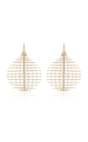 FERNANDO JORGE MEDIUM DISCO 18K GOLD DIAMOND EARRINGS