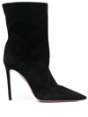 AQUAZZURA POINTED ANKLE BOOTS