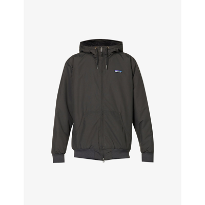 Patagonia Isthmus Regular-fit Recycled-nylon Hooded Jacket In Ink Black