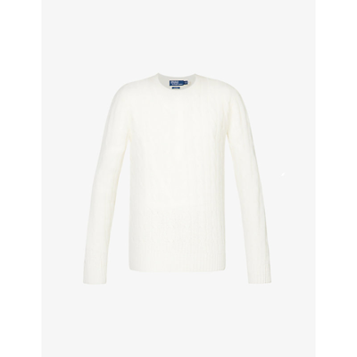 Polo Ralph Lauren Cable-knit Cashmere Jumper In Cream
