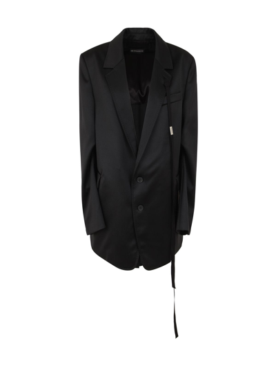 Ann Demeulemeester Agnes Slouchy Jacket In Black