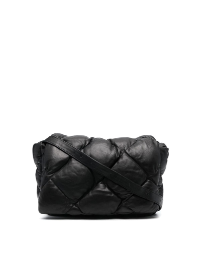 Seventy Quilted Leather Shoulder Bag In Black