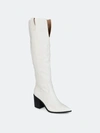 Journee Collection Foam Therese Boots In White