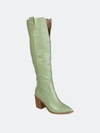 Journee Collection Collection Women's Tru Comfort Foam Wide Width Wide Calf Therese In Green