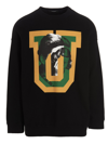 Undercover Printed Cotton-jersey Sweatshirt In Black