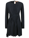 N°21 Elasticated Waist Long-sleeved Dress In 6400