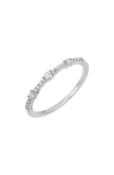 Bony Levy Liora Stackable Diamond Ring In 18k White Gold