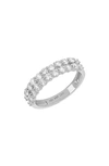 Bony Levy Audrey Two-row Diamond Ring In 18k White Gold
