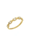 Bony Levy Varda Stackable Diamond Ring In 18k Yellow Gold