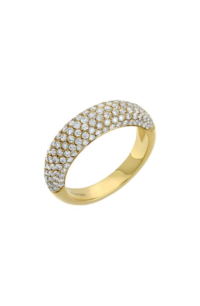 Bony Levy Bardot Diamond Dome Ring In 18k Yellow Gold