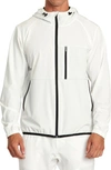 Rvca Yogger Ii Windbreaker Jacket In Off White