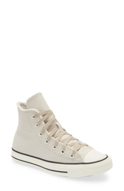 Converse Chuck Taylor All Star High Top Sneaker In Desert Sand/ Egret/ Yellow