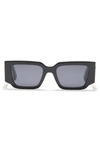 Lanvin 52mm Rectangle Sunglasses In Black
