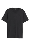 Travismathew Cloud Trim Fit Slubbed T-shirt In Black