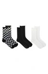 K. BELL SOCKS 3-PACK BOOT CREW SOCKS