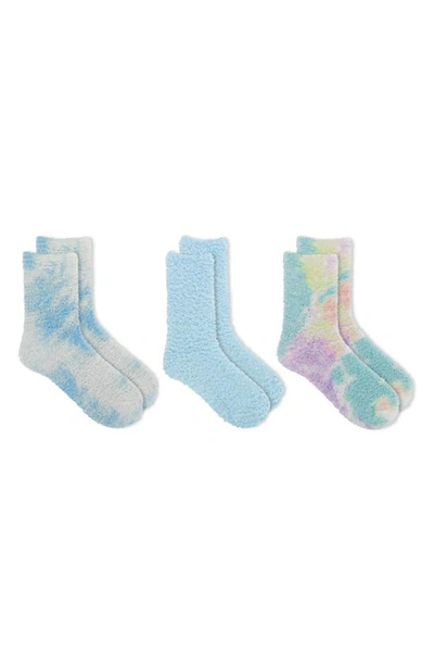 K. Bell Socks 3-pack Plush Slipper Socks In Blmul